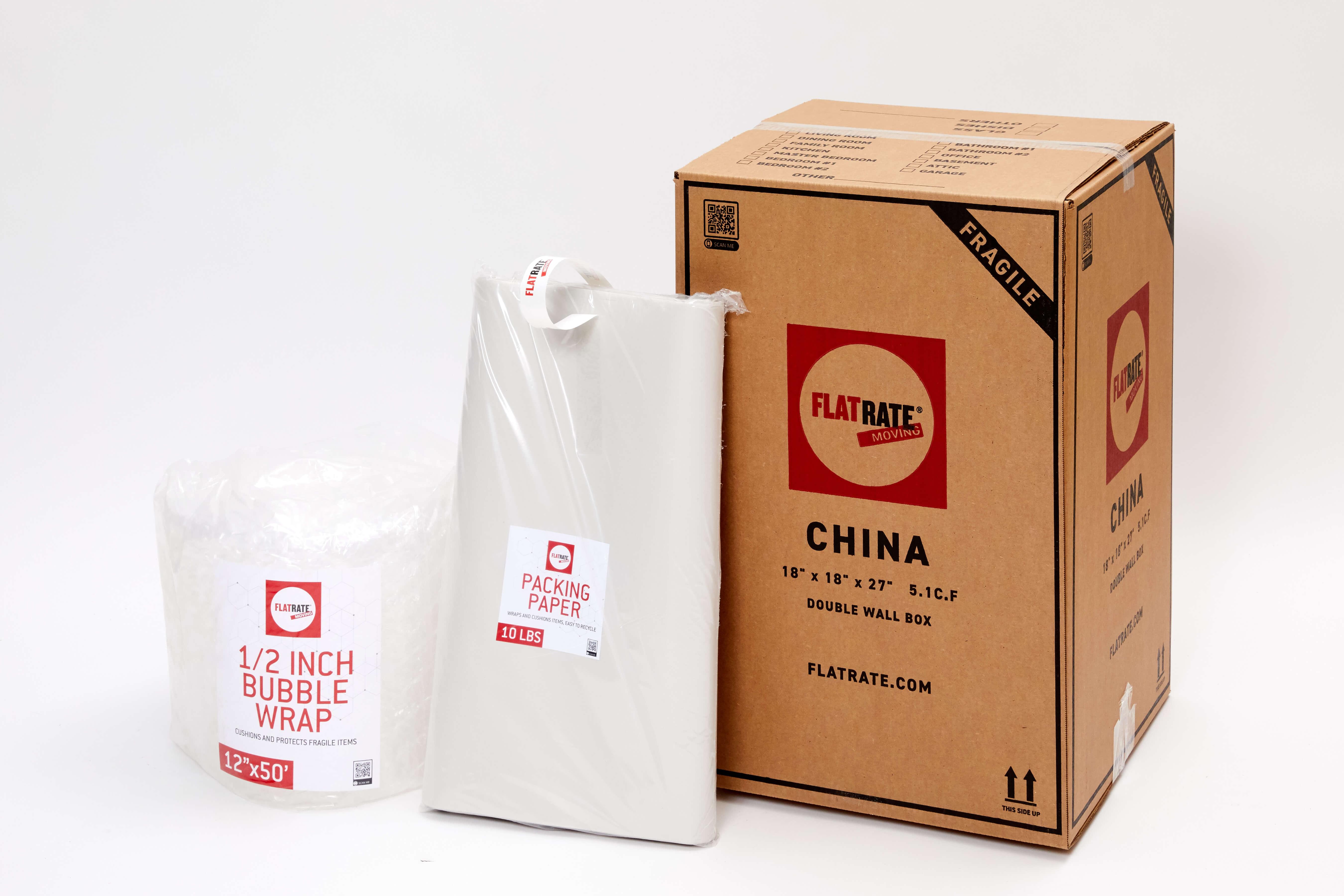 CHINA BOX for moving, Double walled China Boxes